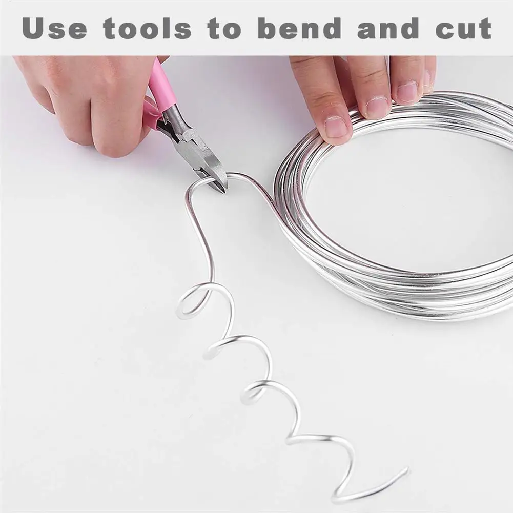 10m Flexible Aluminum Wire 1.0/1.5//2.0mm Anadized Aluminum Wire Soft DIY Jewelry Craft Versatile Painted Aluminium Metal Wire thumbnail 4