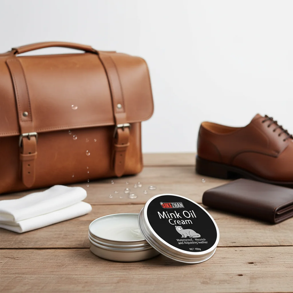 Mink Oil Leather Bag Care Cream – Natural Leather Conditioner & Polish, Restore Shine, Waterproof & Protect Handbags, Purses thumbnail 3