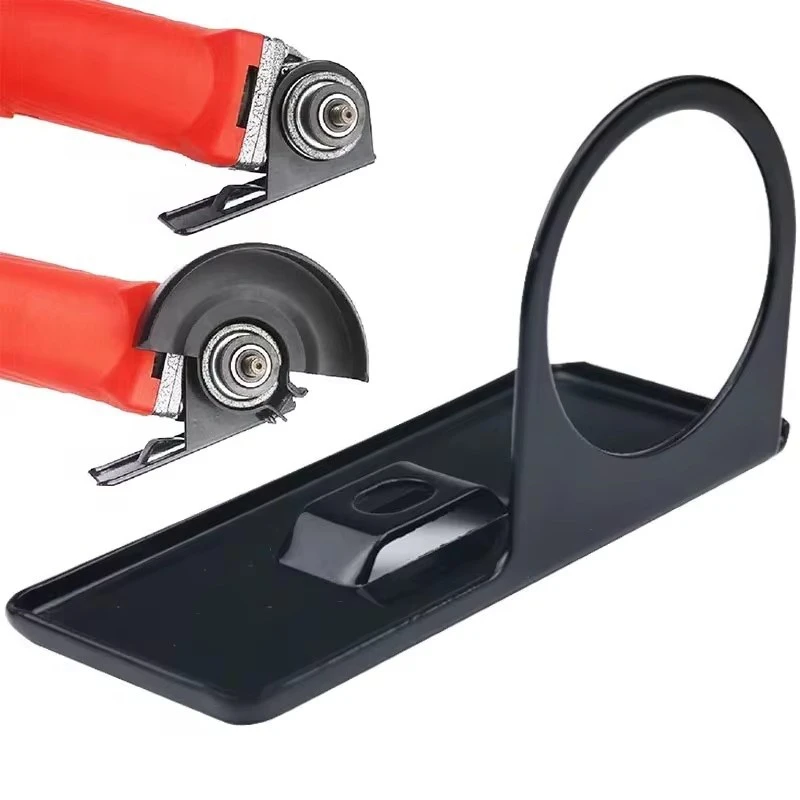Hand Angle Grinder Base Balance Bracket Adjustable Thickened Steel Holder Cutting Machine Base Diy Woodworking Tools Protection thumbnail 2