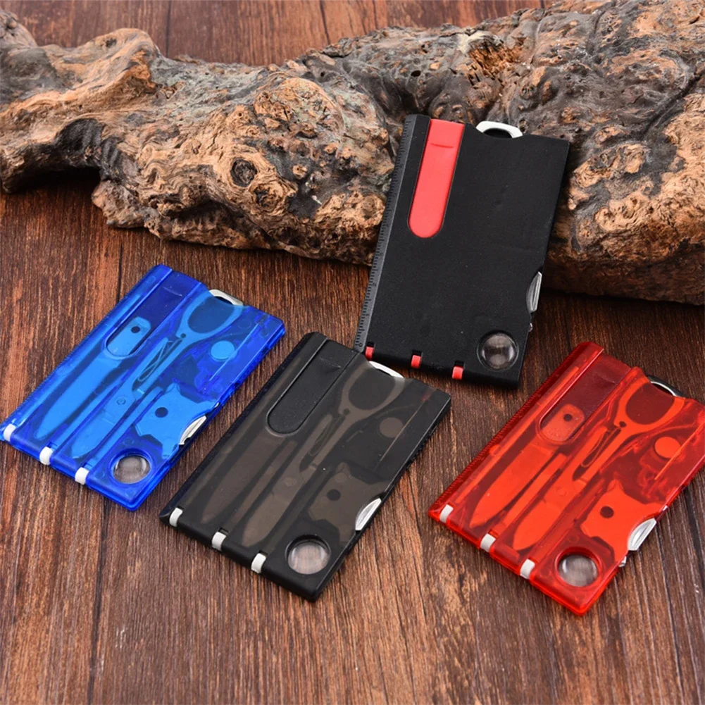 12 in 1 Multifunctional Swiss Card Portable Outdoor Combination Tool Card Mini Emergency Equipment Gift EDC Tool Gear thumbnail 4