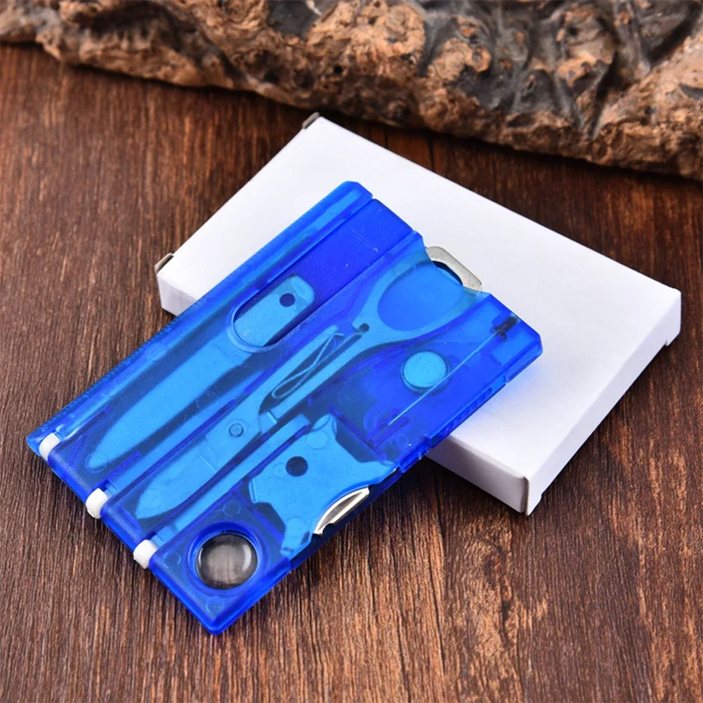 12 in 1 Multifunctional Swiss Card Portable Outdoor Combination Tool Card Mini Emergency Equipment Gift EDC Tool Gear thumbnail 5