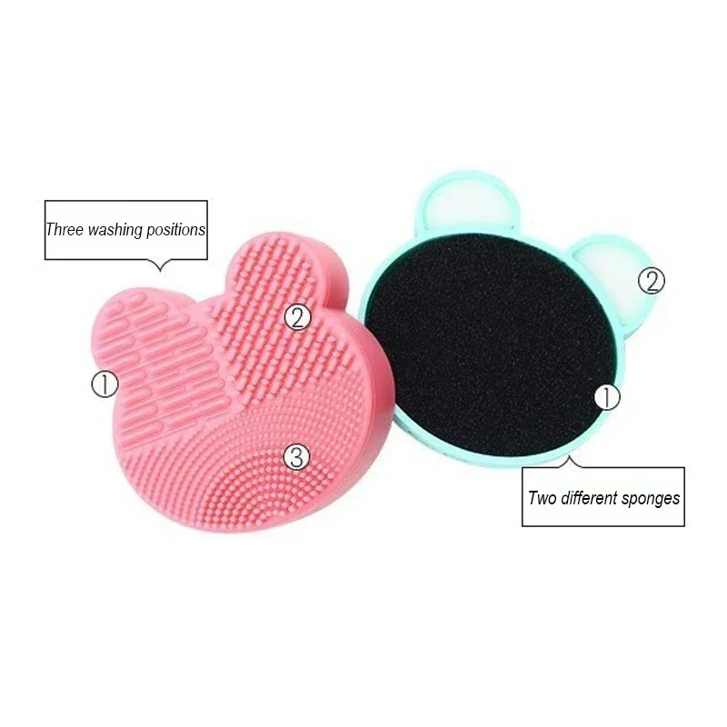 Makeup Brush Cleaner Multifunction Beauty Powder Remover Makeup Brush Dry And Wet Cleaning Silicone Sponge Tool thumbnail 3