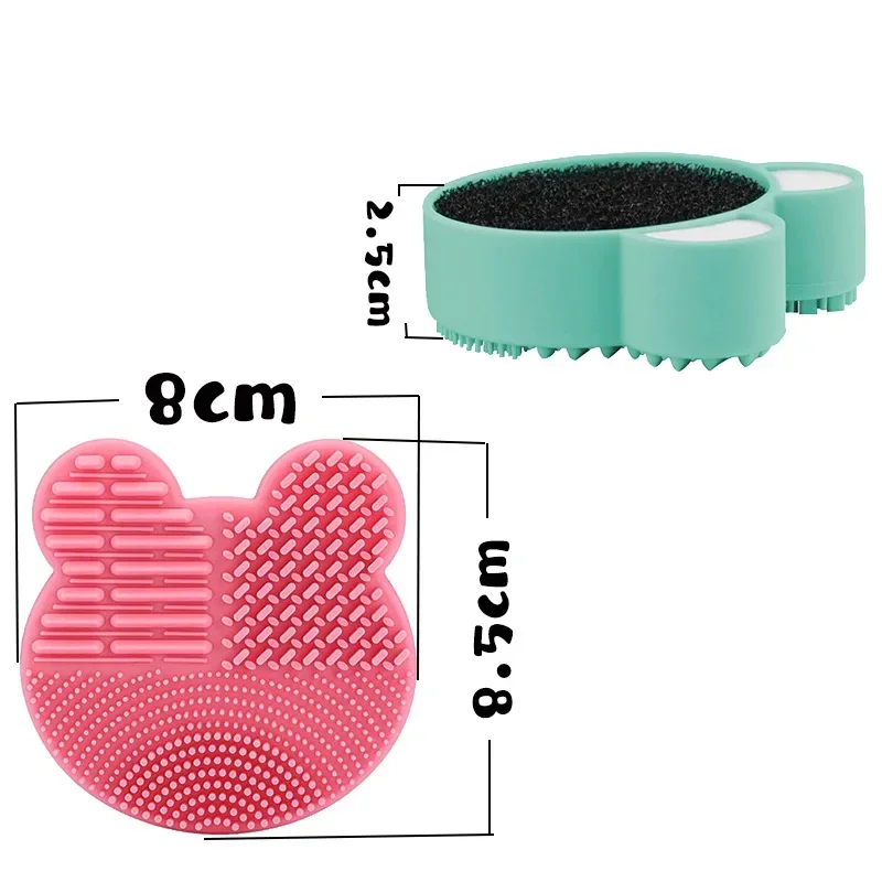 Makeup Brush Cleaner Multifunction Beauty Powder Remover Makeup Brush Dry And Wet Cleaning Silicone Sponge Tool thumbnail 4