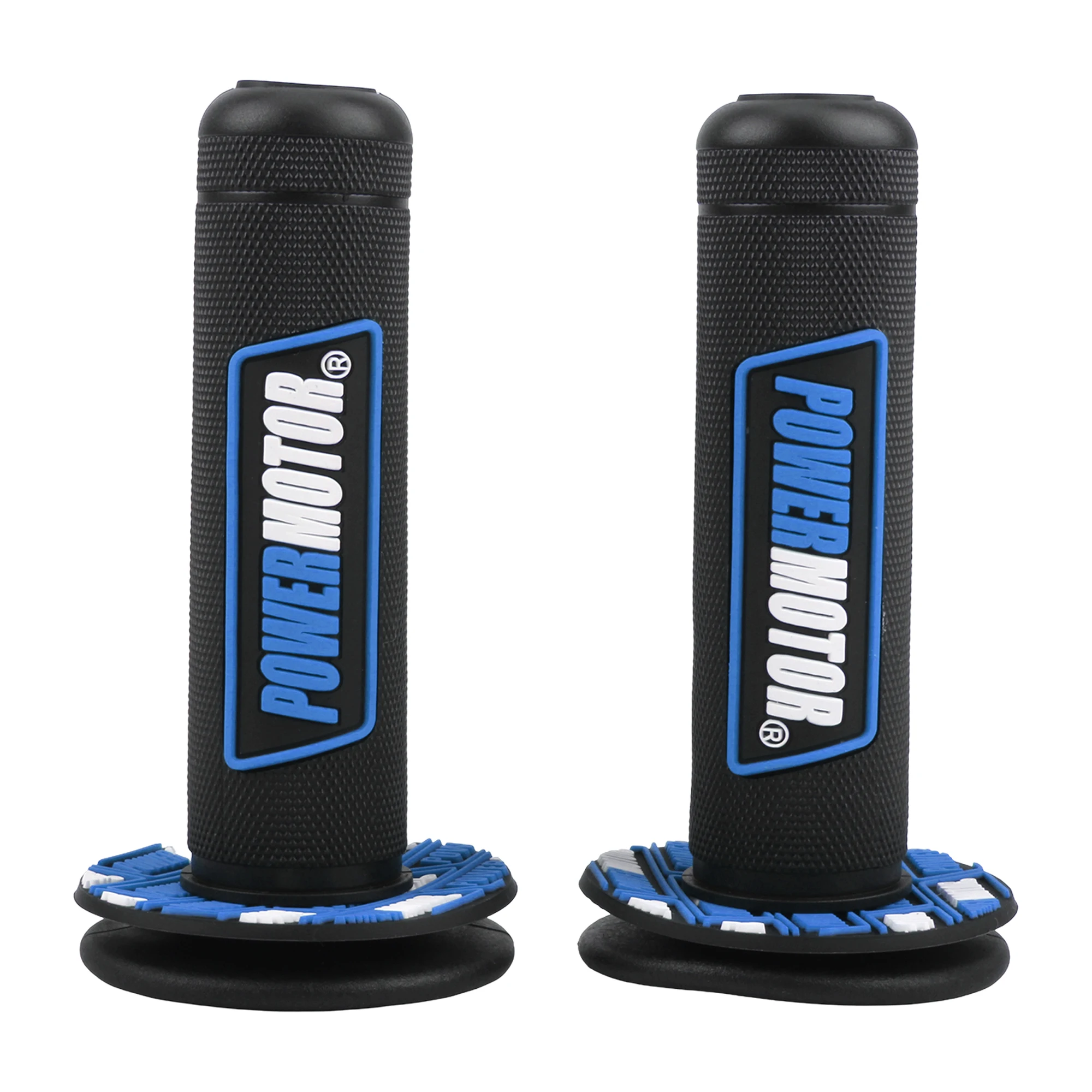 Universal Motorcycle Grips 7/8 In 22mm 24mm Handlebar Protection Accessories Dirt Bike Off-Road Rubber Gel Hand Grip Powermotor thumbnail 3