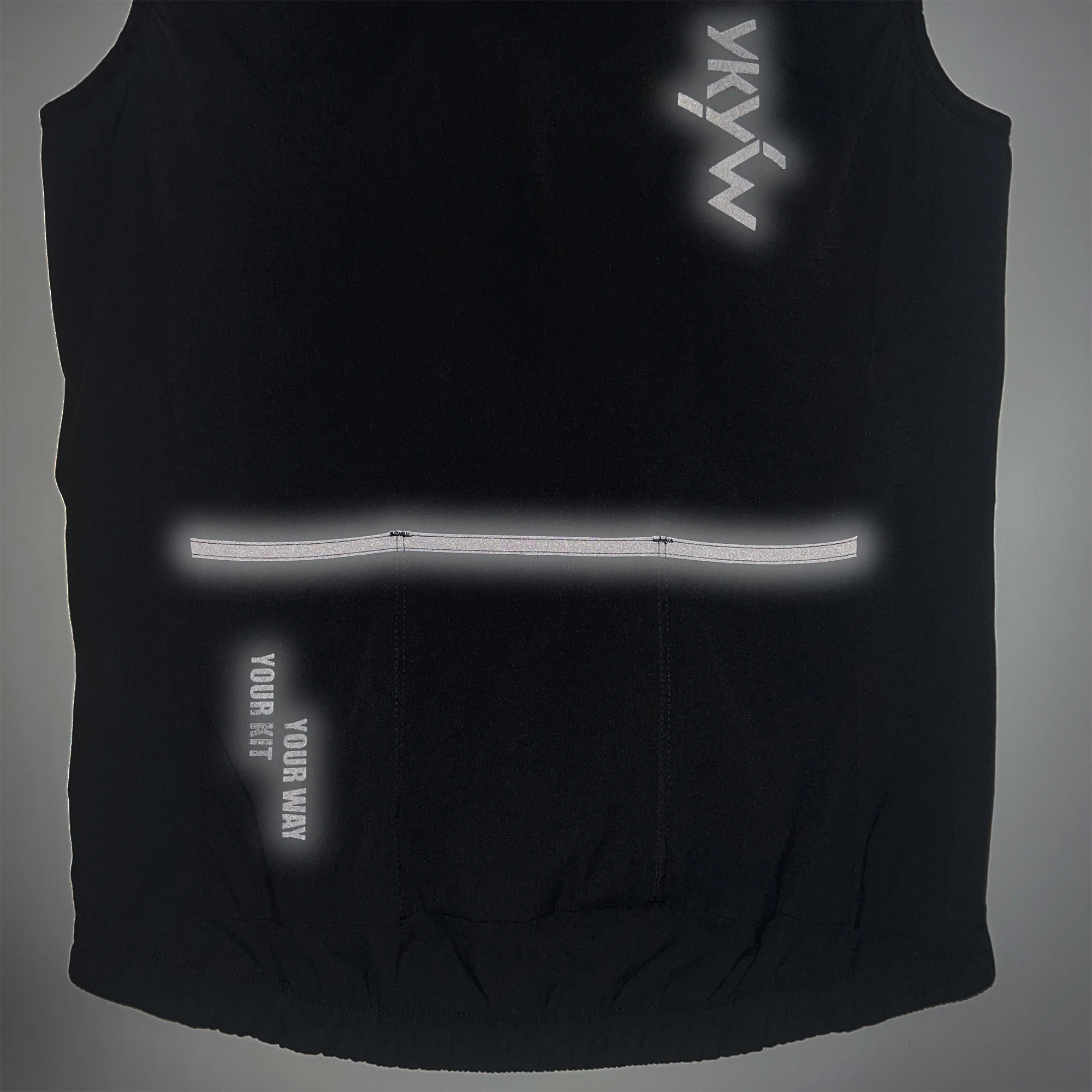 YKYW Cycling Vest Winter Waterproof Fleece Liner Rear Anti-slip Gripper Thermal Windproof Moisture Wicking 4 Pockets 7 color thumbnail 4