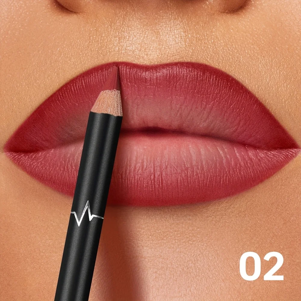 Pudaier 6-Color Waterproof Matte Lip Liner - Long-Lasting, Non-Transfer Formula, Matte Finish, 6 Versatile Shades thumbnail 3