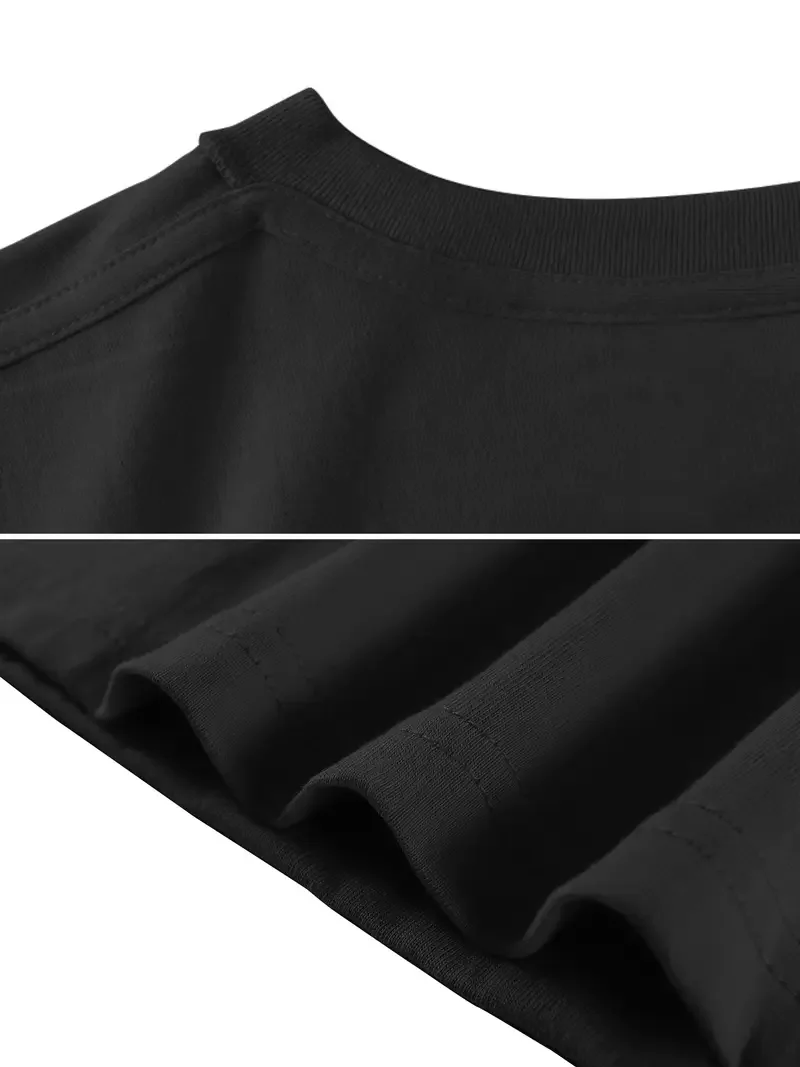 The Latest Men's Pure Cotton T-shirt From Cupid in 2025 Is Comfortable High Quality. It Is Suitable for Beach Travel Parties thumbnail 4