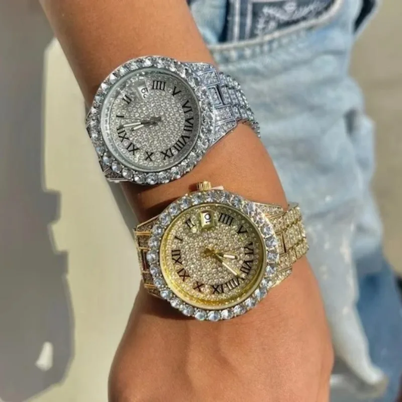 Women Fashion Shining Rhinestone Watch Brand Quartz Bracelet Watches Zircon Crystal Elegant Wristwatch Clock Friend Girls Gifts thumbnail 4