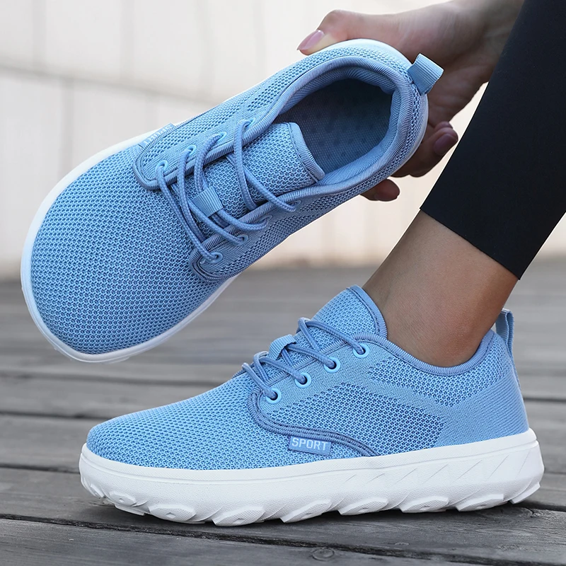 Lightweight Men's Sports Shoes with Wide Foot Mesh and Quick Drying Design, Breathable Outdoor Hiking Shoes for Women Trainers thumbnail 2
