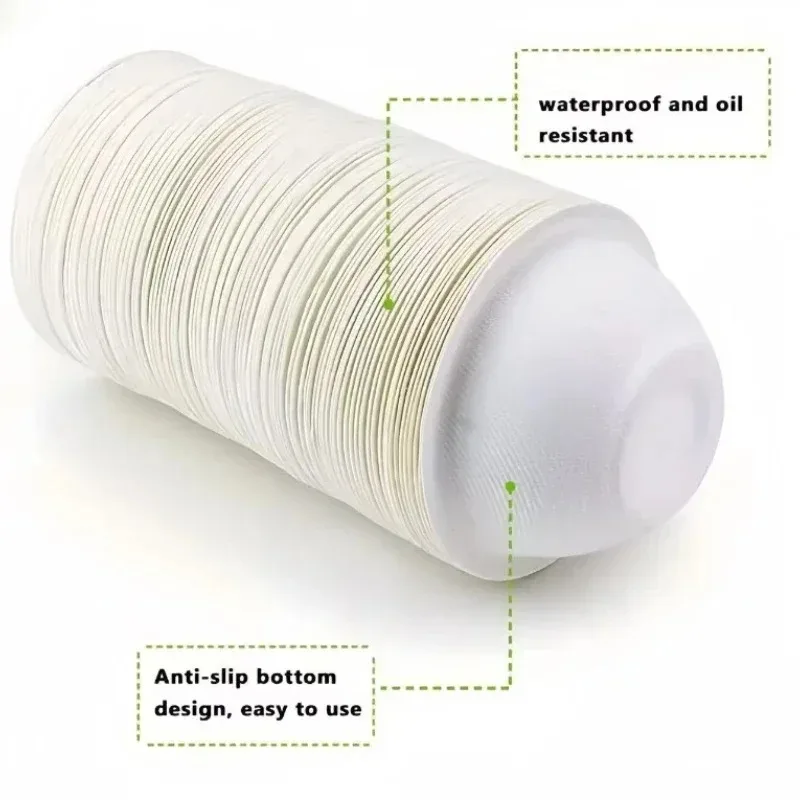 Biodegradable Disposable Paper Bowl Family Gatherings Outdoor Picnics Barbecues Food Containers Fruits Biodegradable Paper Bowls thumbnail 3