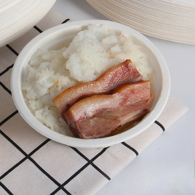 Biodegradable Disposable Paper Bowl Family Gatherings Outdoor Picnics Barbecues Food Containers Fruits Biodegradable Paper Bowls thumbnail 4