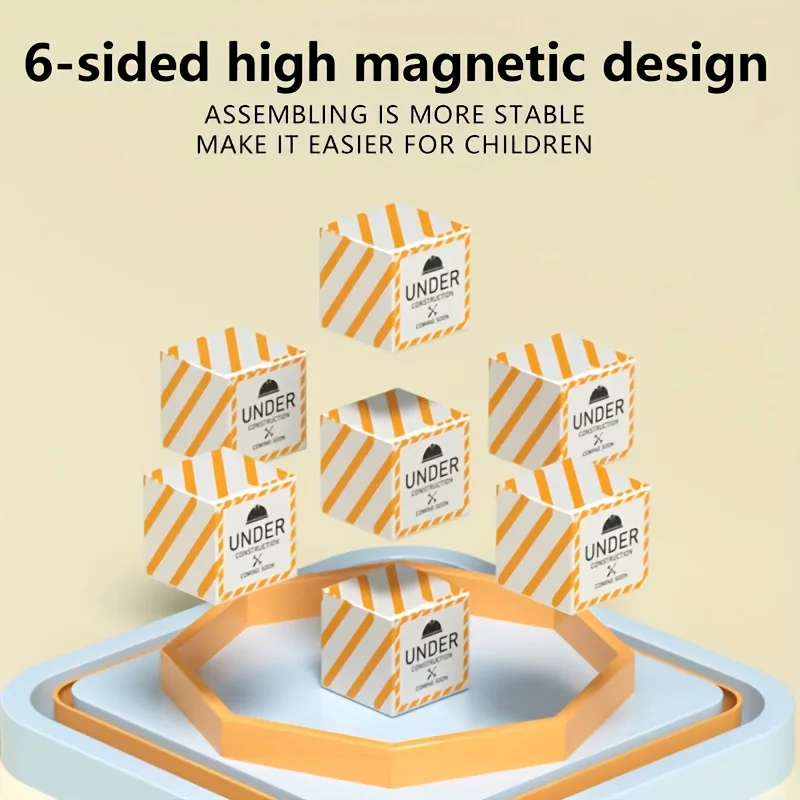 10-500PCS Magnetic Building Blocks Set 2-in-1 Cube Stacking DIY Mini World STEM Construction Educational Toys for Kids thumbnail 3