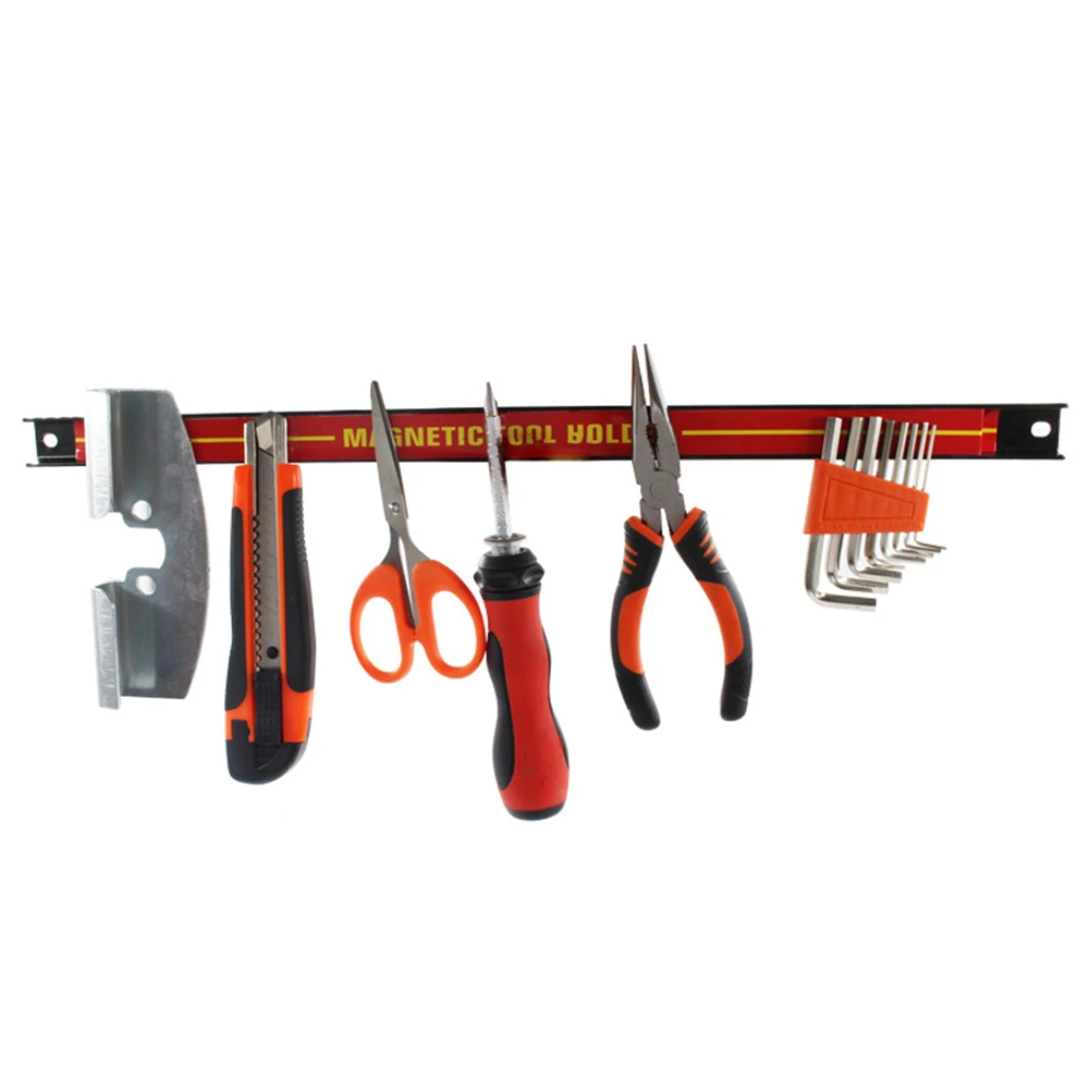 Magnetic Tool Holder Storage Organizer Magnetic Tool Holder Strip Workbench Accessories Easy To Install for Workshop Garage Home thumbnail 6