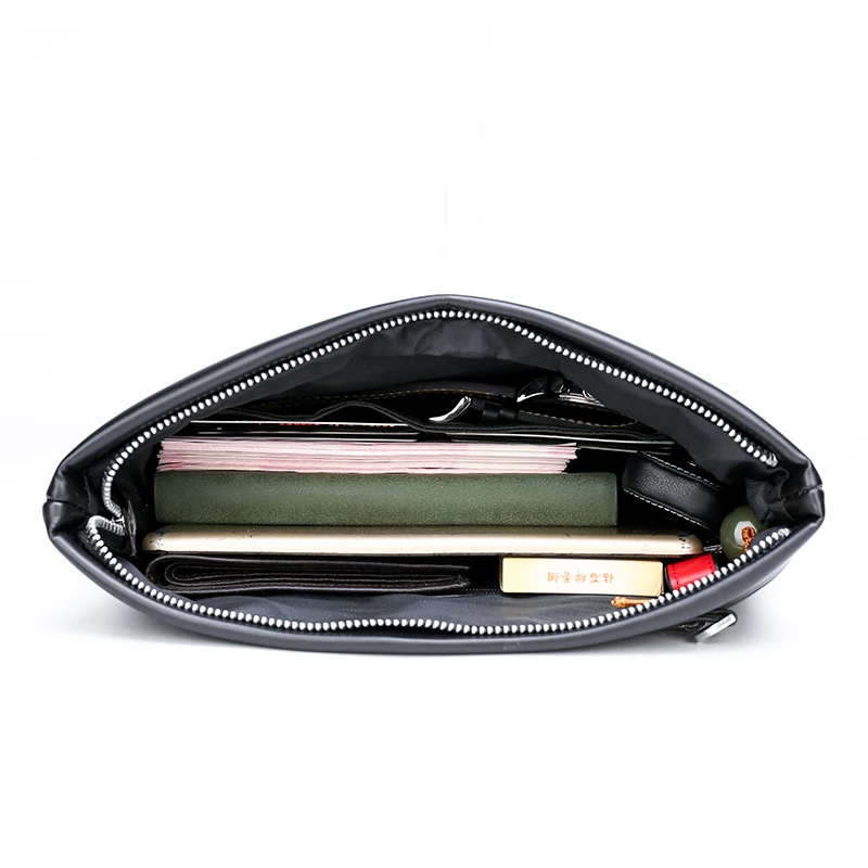 Durable Leather Clutch Bag Luxury Design Large Capacity Card Holder Handbag Multi-card Coin Purse Men Wallet For Men thumbnail 3
