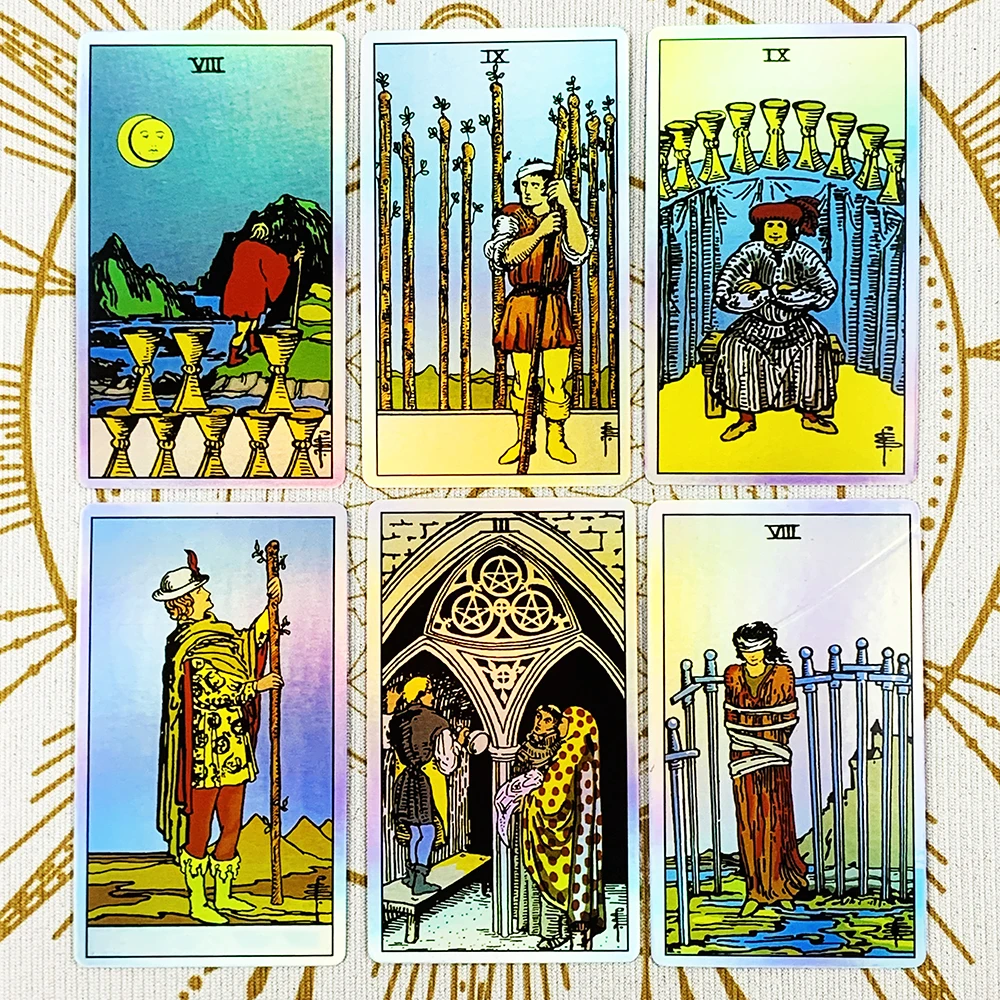Tarot Oracle 78pcs Specially Designed Cards Family Entertainment Fate Divination Card Game ,Holiday Games, Christmas Gifts thumbnail 3