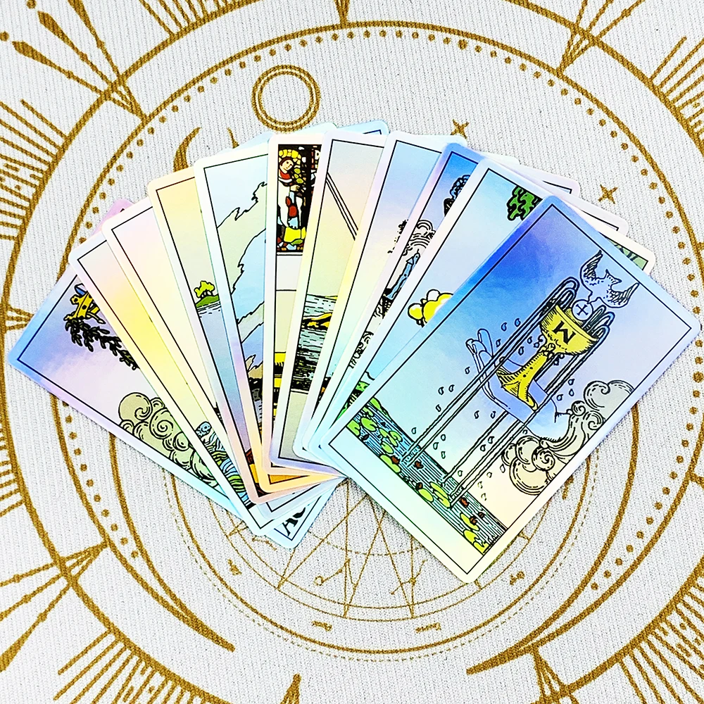 Tarot Oracle 78pcs Specially Designed Cards Family Entertainment Fate Divination Card Game ,Holiday Games, Christmas Gifts thumbnail 4