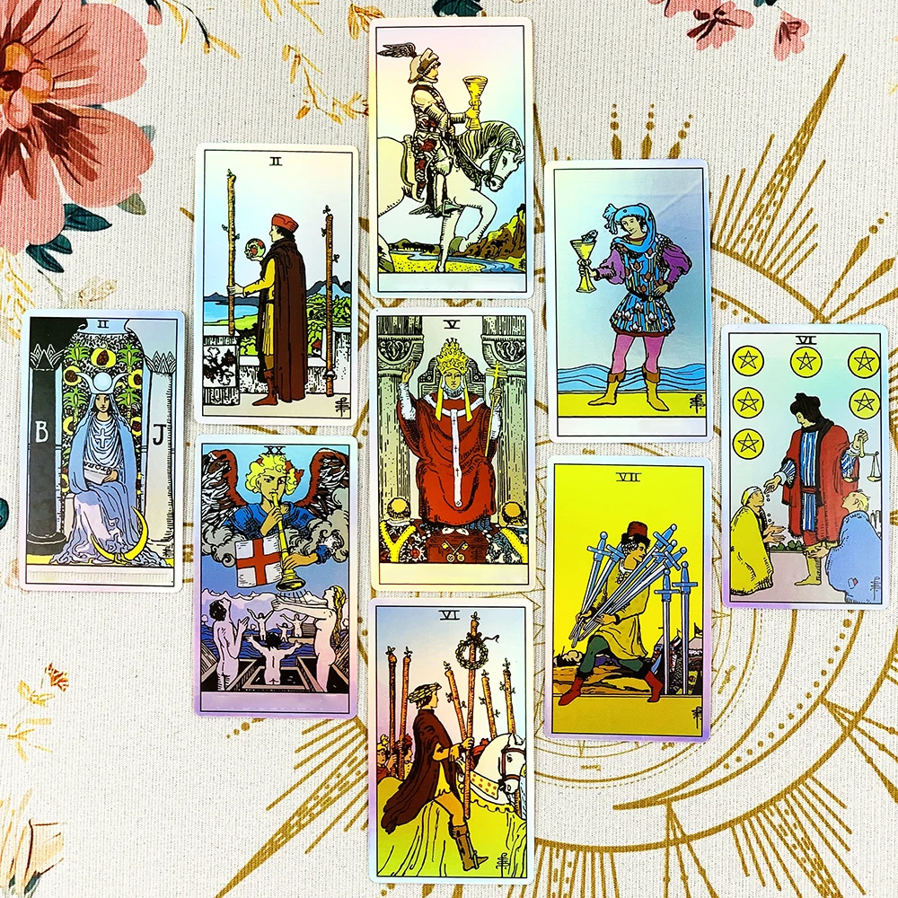 Tarot Oracle 78pcs Specially Designed Cards Family Entertainment Fate Divination Card Game ,Holiday Games, Christmas Gifts thumbnail 5