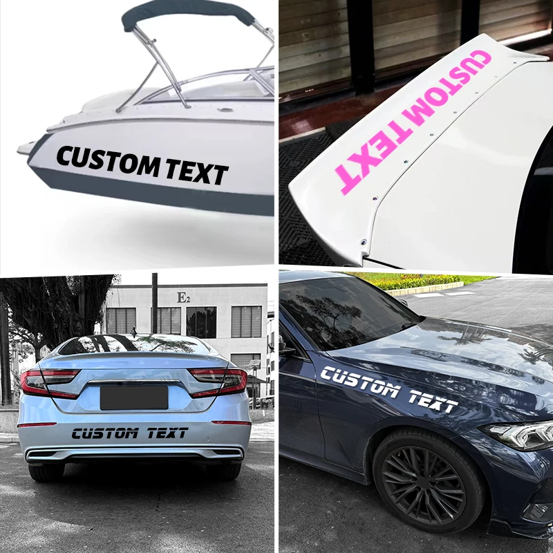 1PC Custom Car Stickers Auto Windshield Body Self-Adhesive Waterproof Personalized Boat Vinyl Decal thumbnail 6