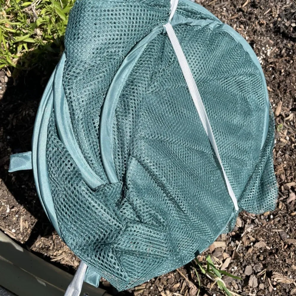 Foldable Plant Protection Netting Bird Control with Ground Stakes Mesh Plant Cage Raised Beds Garden Row Covers thumbnail 2