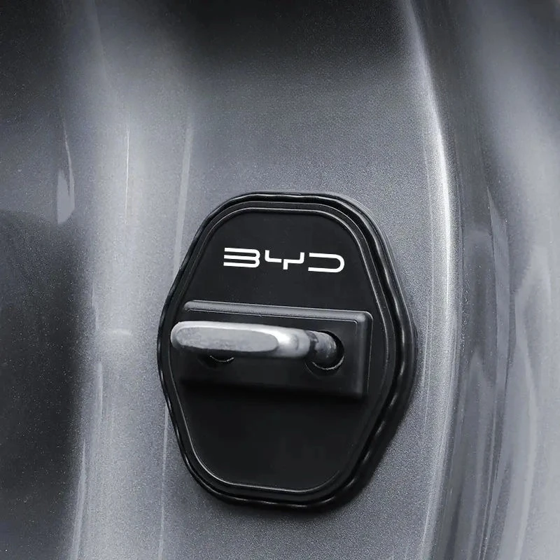 BYD Series Car Door Silicone Protective Cover Door Lock Silent Anti-collision Shock-absorbing Buffer for BYD Atto 3 Seal Dolphin thumbnail 5
