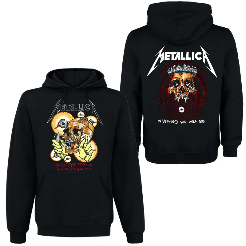 METALLICA Band Rock Dark Wind Hoodie Men's Street Hip Hop Top Comfortable Hooded Sweater Fall_Winter Personality Men's Clothing thumbnail 3