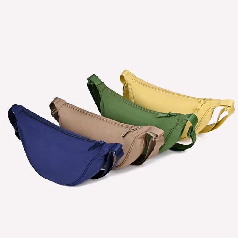 Nylon Hobos Women's Shoulder Dumpling Bag Large Capacity Travel Crossbody Half Moon Bags Outdoor Phone Pouch Handbags Wholesale thumbnail 4