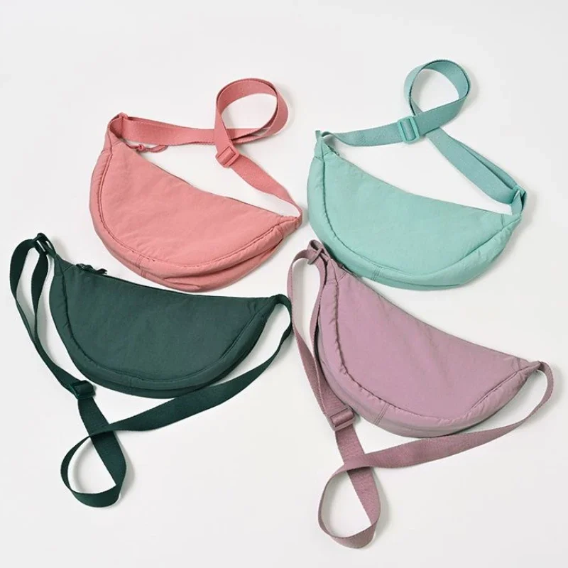 Nylon Hobos Women's Shoulder Dumpling Bag Large Capacity Travel Crossbody Half Moon Bags Outdoor Phone Pouch Handbags Wholesale thumbnail 5