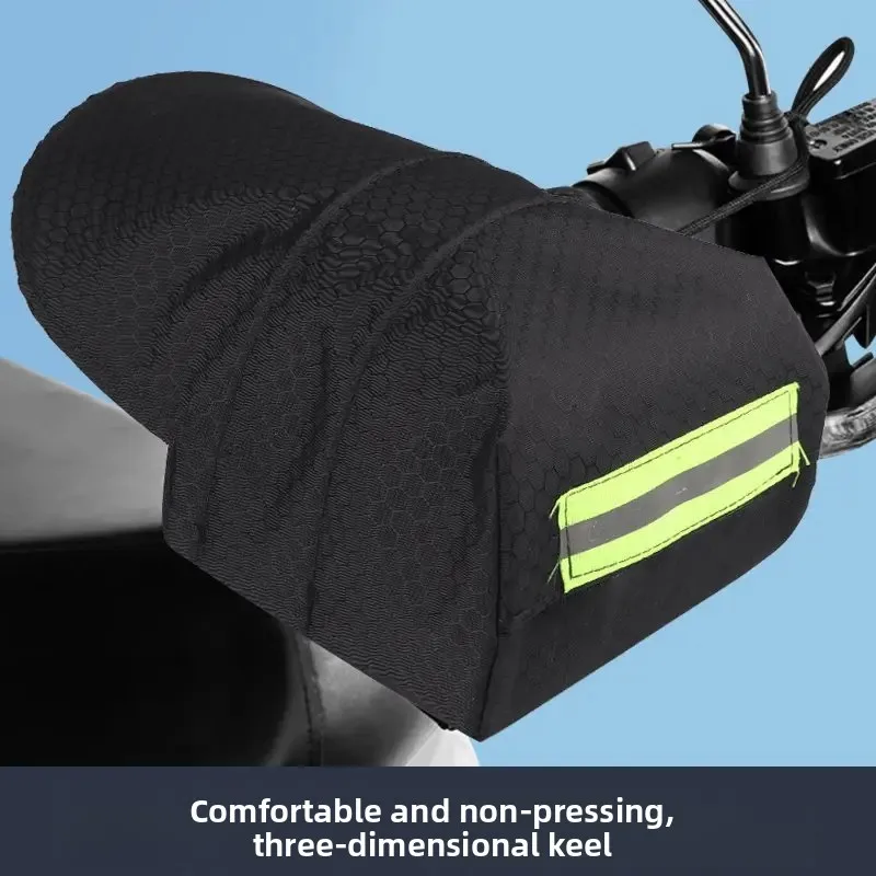Motorcycle Handlebar Muffs Waterproof Windproof Hand Covers for All Weather Riding Sun Protection Bike Handlebar Gloves Winter thumbnail 2