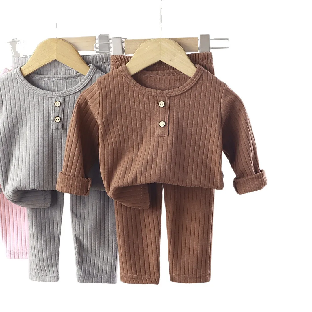 Children's Underwear Sets Autumn New Baby Boys Pajamas Korean Version of the Girls Home Wear Children's Clothing thumbnail 5