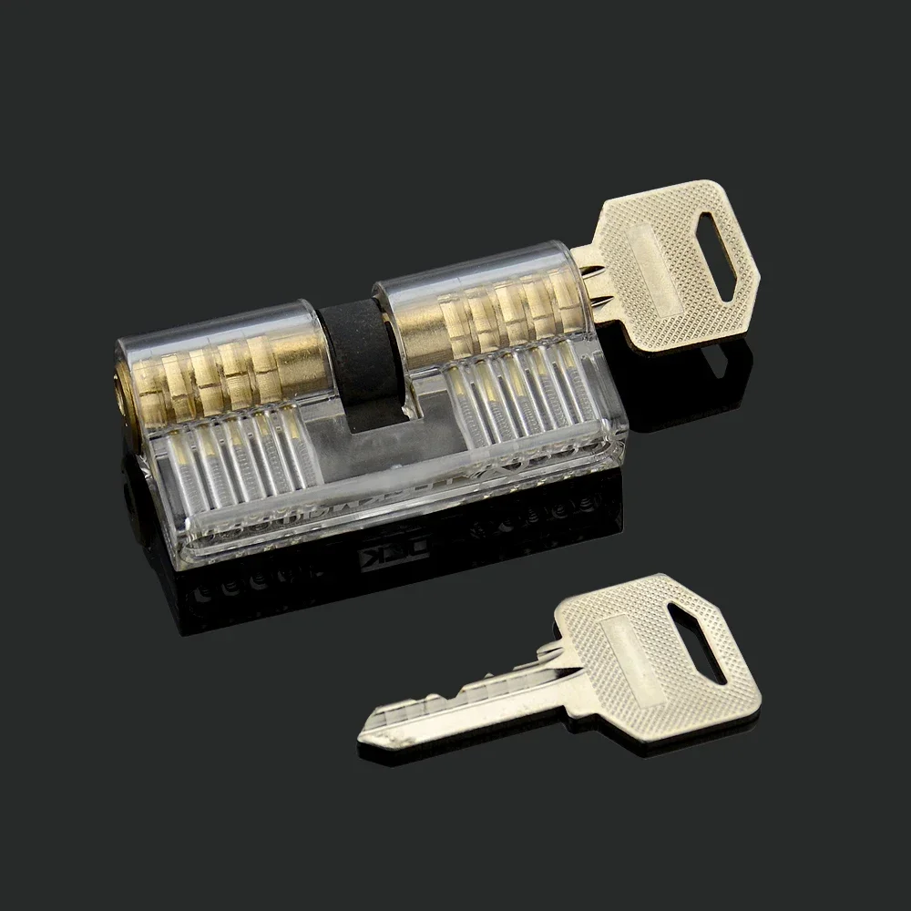 10 kinds multi-pal Transparent locks Practice Locksmith Training Tools Visible Lock Pick Sets thumbnail 4