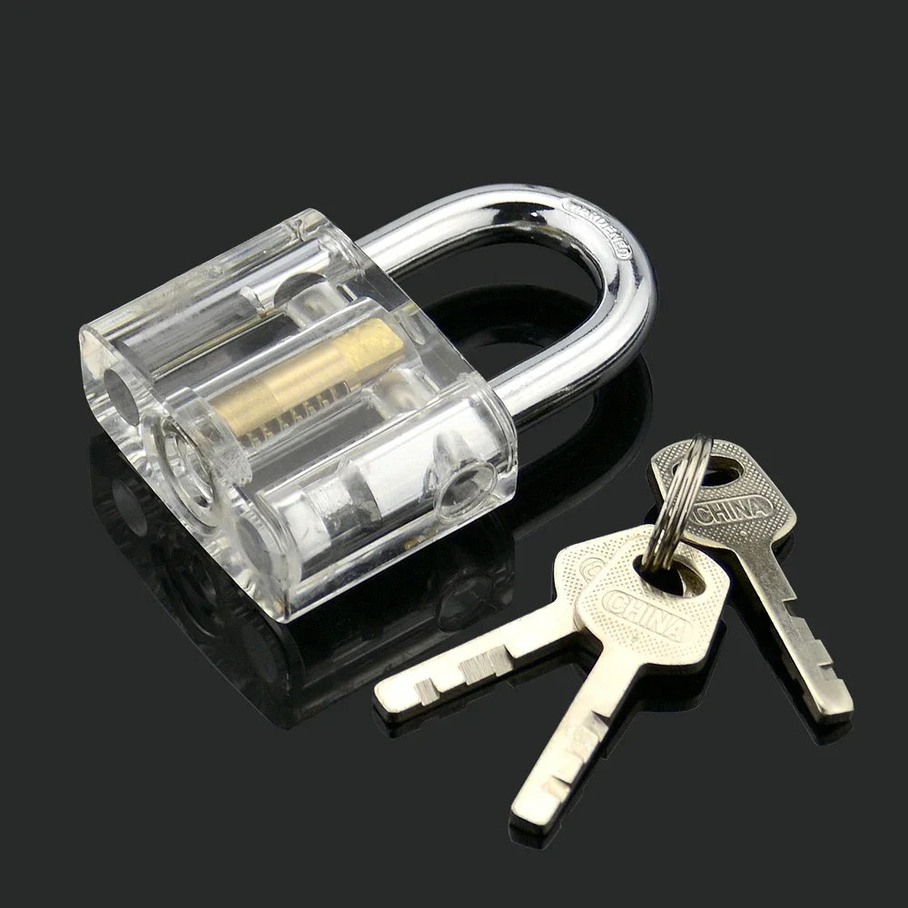10 kinds multi-pal Transparent locks Practice Locksmith Training Tools Visible Lock Pick Sets thumbnail 3