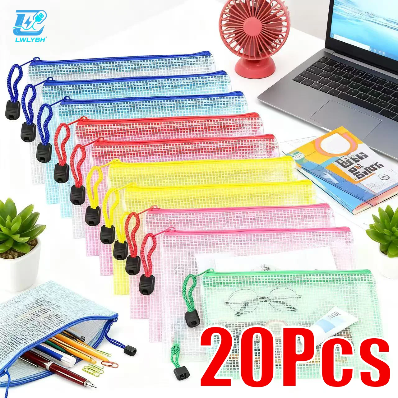 Zipper Documents Bag A4/A5 Plastic Folders A3 Transparent Waterproo File Organize Storage Bag School Office Stationery Supplies