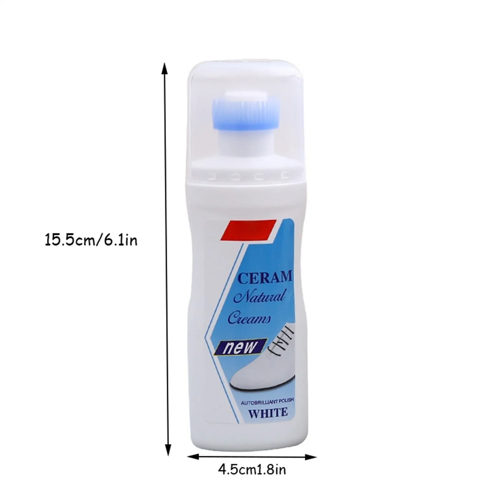 White Shoes Cleaning Cream Stains Remover Shoes Whitening All-Purpose Cleansing Cream With Wipe Sponge For Shoes Sneakers thumbnail 2