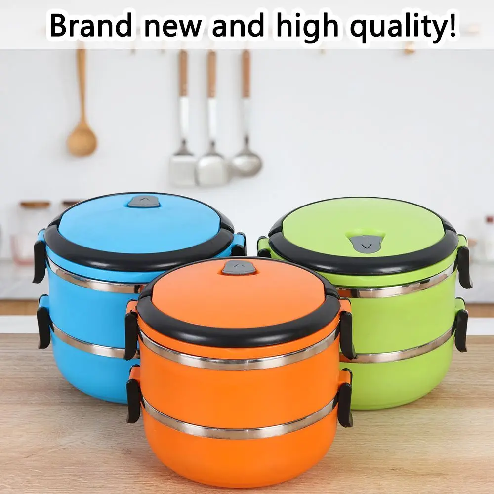 Hot Food Flask Stainless Steel Lunch Box Thermos Vacuum Insulated Trave Lunch Box