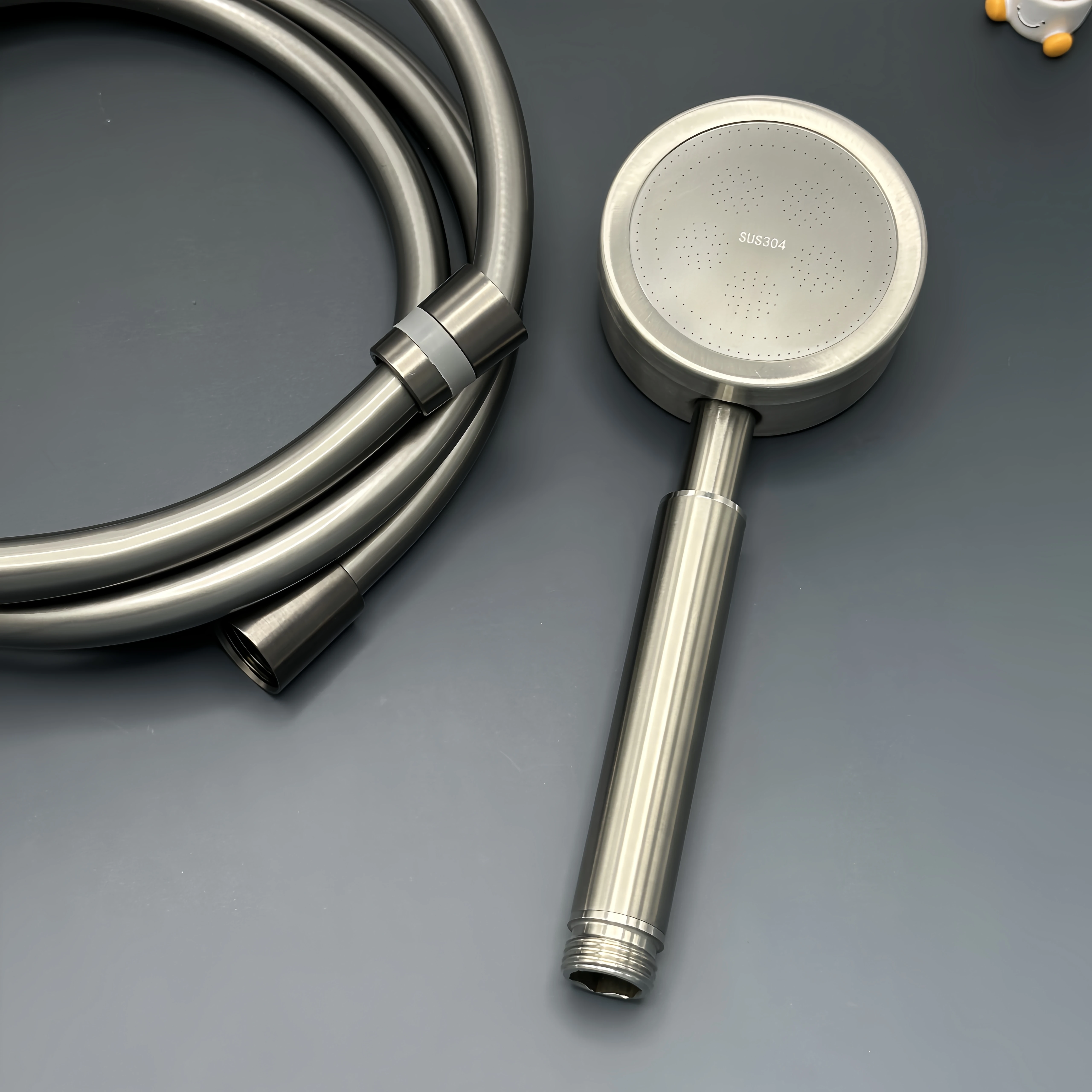 Metal Shower Head, Easy Install Handheld Shower Sprayer - DIY Replacement No Tools Needed, Universal Durable Bathroom Fixture