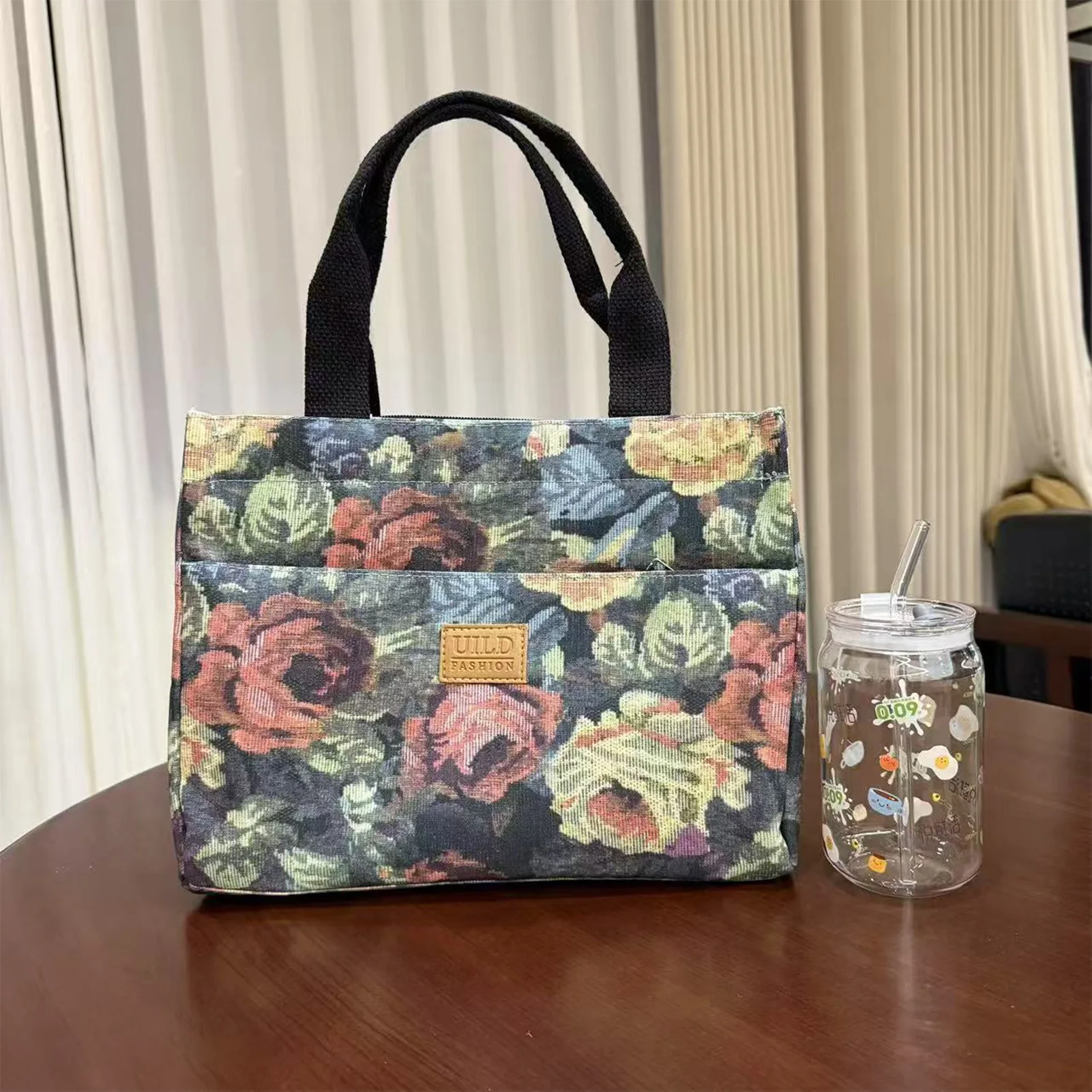 Large Capacity Shoulder Bag Tote Bag for Women Casual Handbag Shopping Bag Commuting Work Purse thumbnail 2