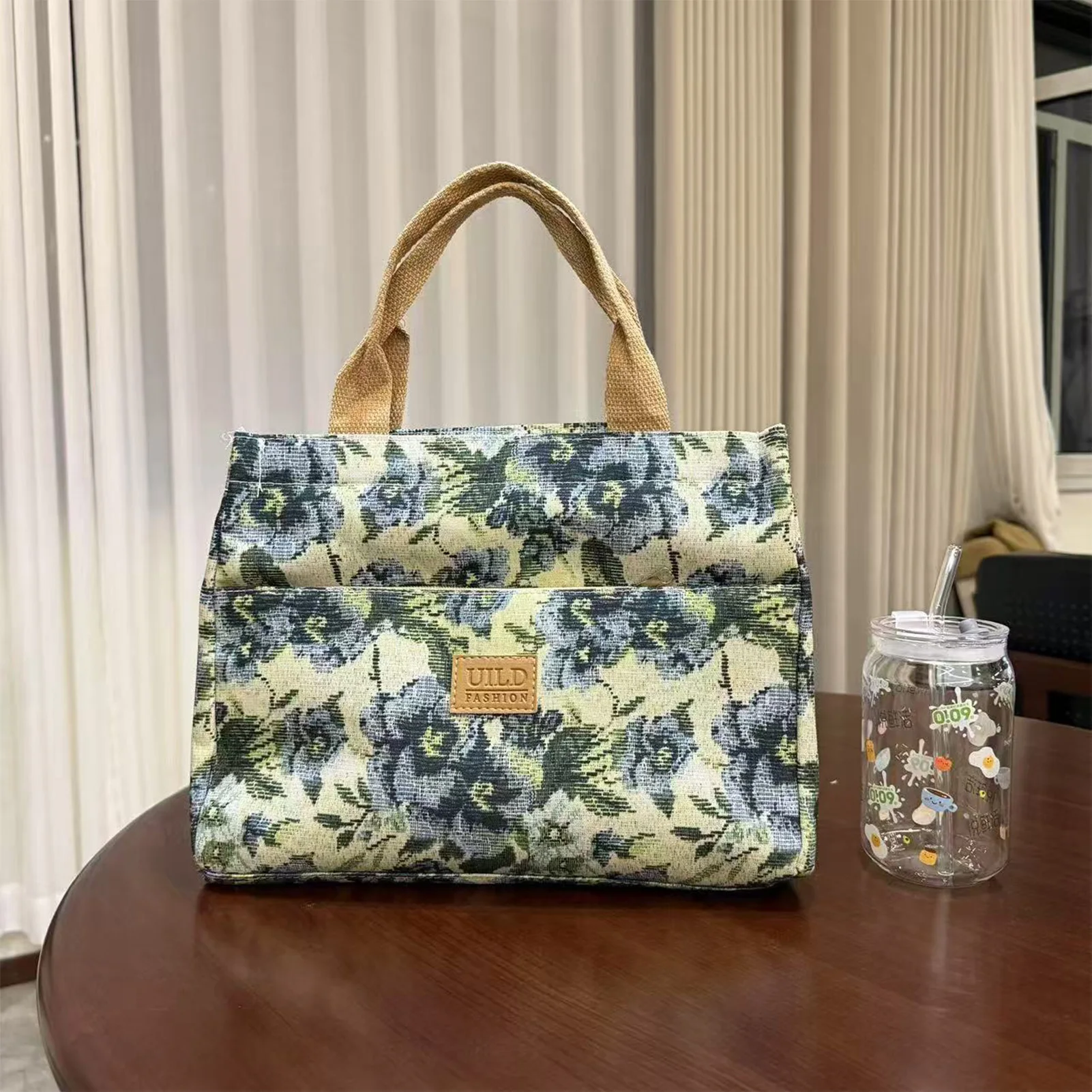 Large Capacity Shoulder Bag Tote Bag for Women Casual Handbag Shopping Bag Commuting Work Purse thumbnail 4