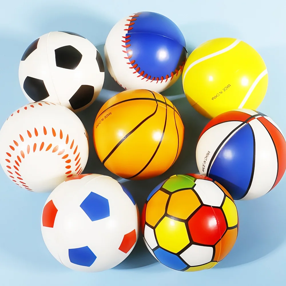 1-12PCS Stress Ball Fidget Toys Stress Relief PU Foam Squeeze Ball Hand Wrist Exercise Sponge Sensory Toys For Kids Adults Gifts thumbnail 3