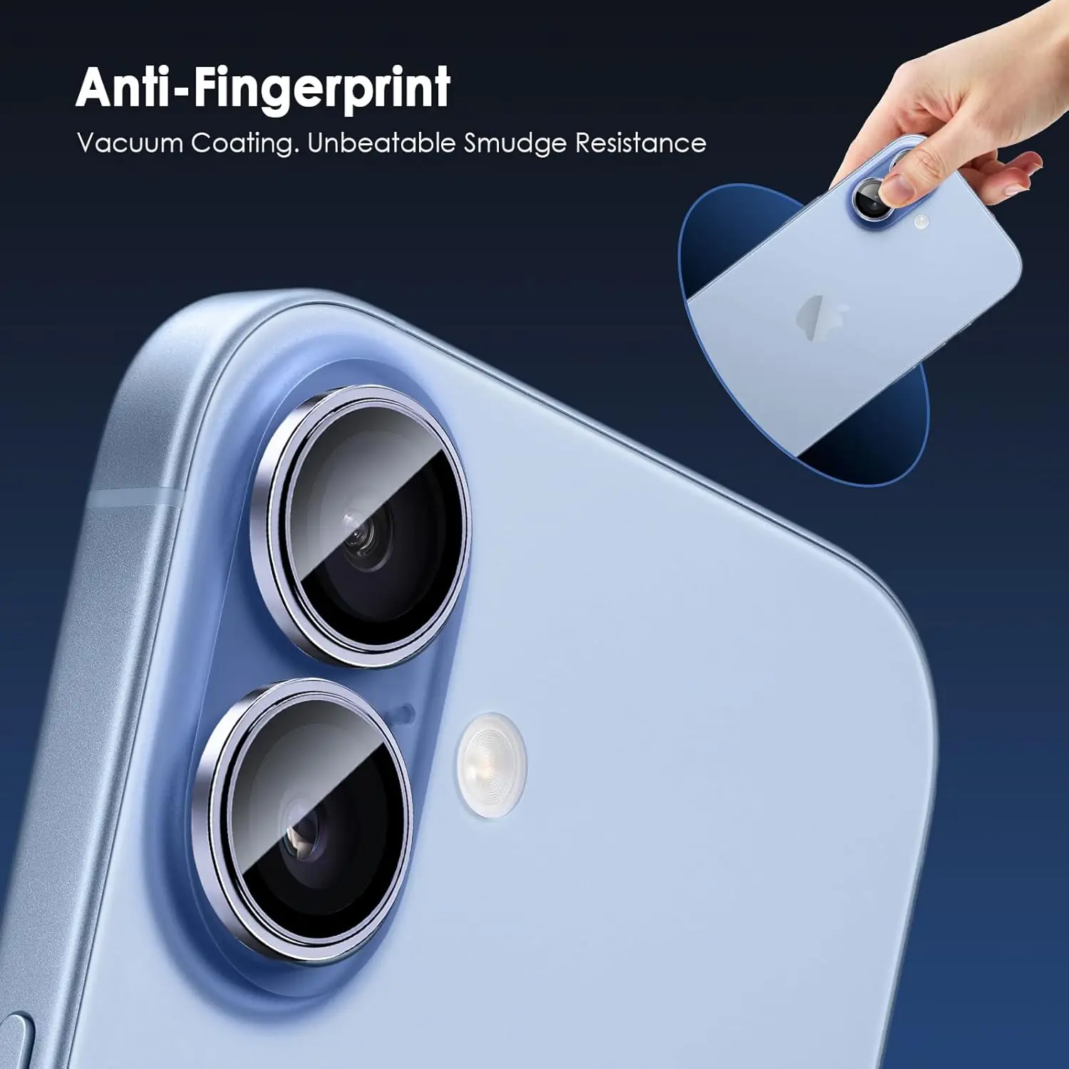 Aluminium Alloy Protector for iPhone 17 Camera Lens Protector iPhone17 HD Tempered Glass Cover Metal Lens Screen Protective Ring thumbnail 4