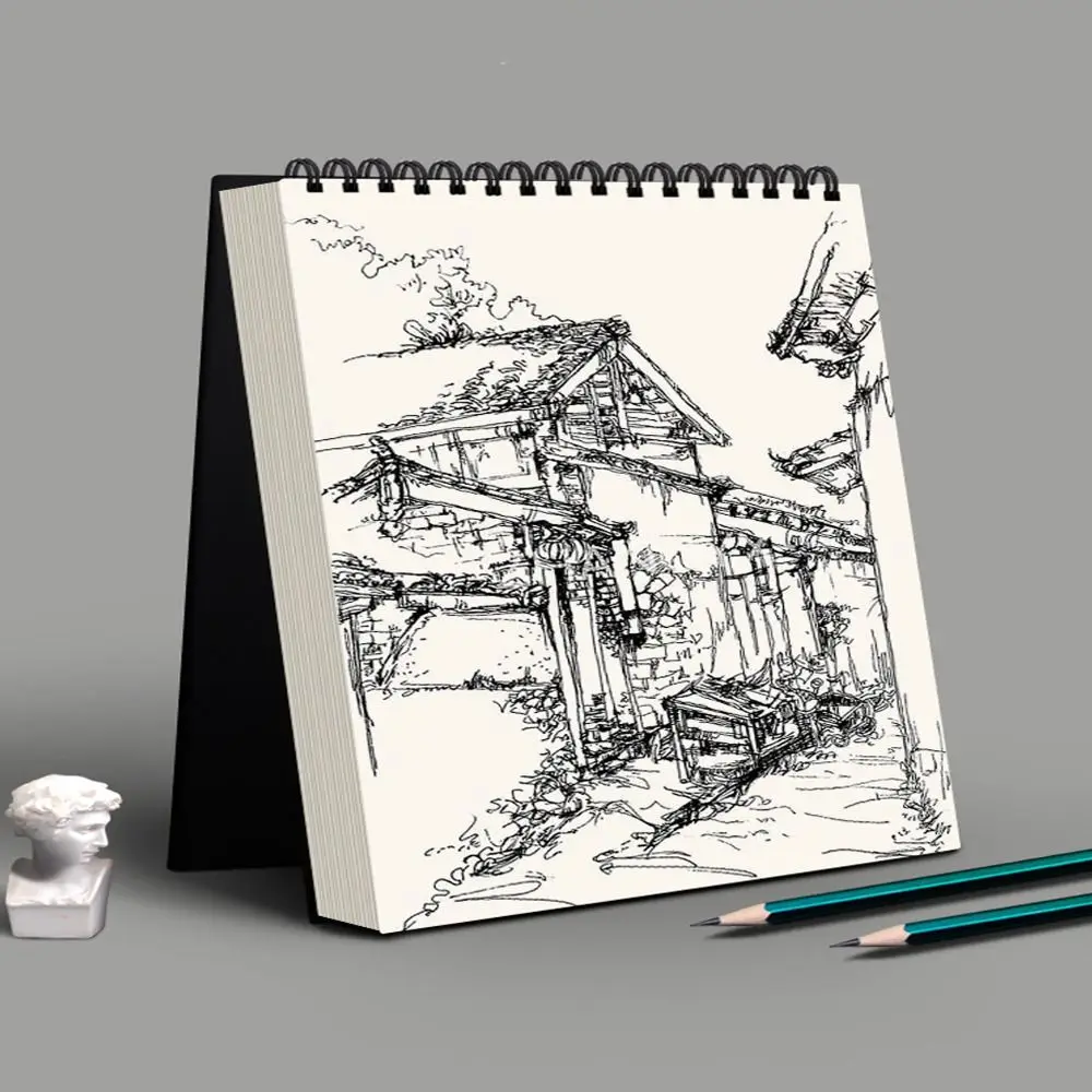 Professional 30 Sheets 8K 16K Coil Sketchbook Spiral Bound A4 A5 A6 Thick Drawing Paper Eco-Friendly Acid Free Artist Sketch Pad thumbnail 2
