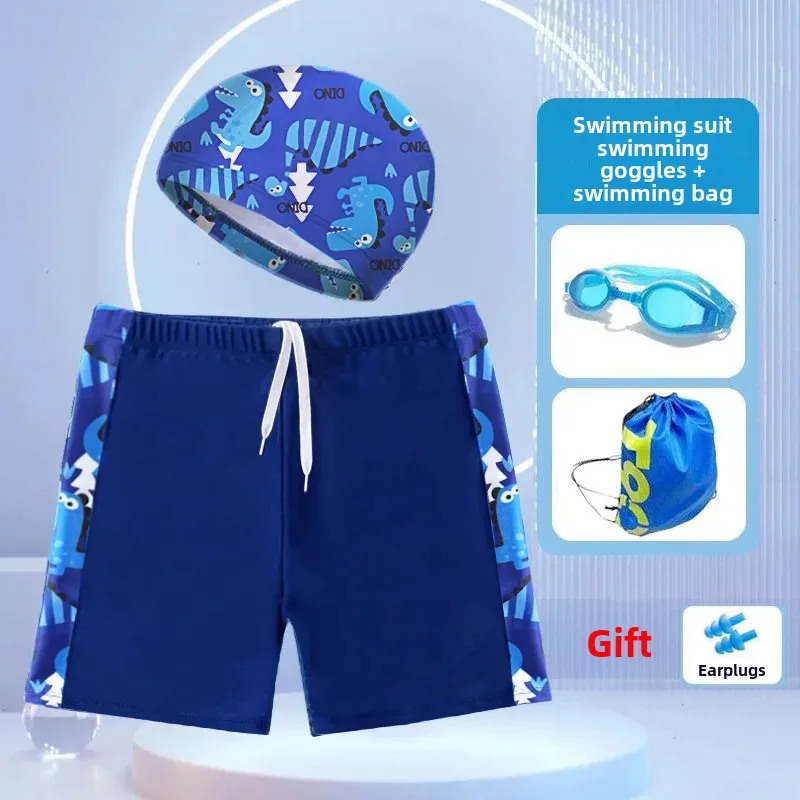Quick Dry Swimming Trunks for Boys Small Medium Large Children's Swimwear Set Fat Baby Flat Angle Swim Shorts Kids' Bathing Suit thumbnail 2