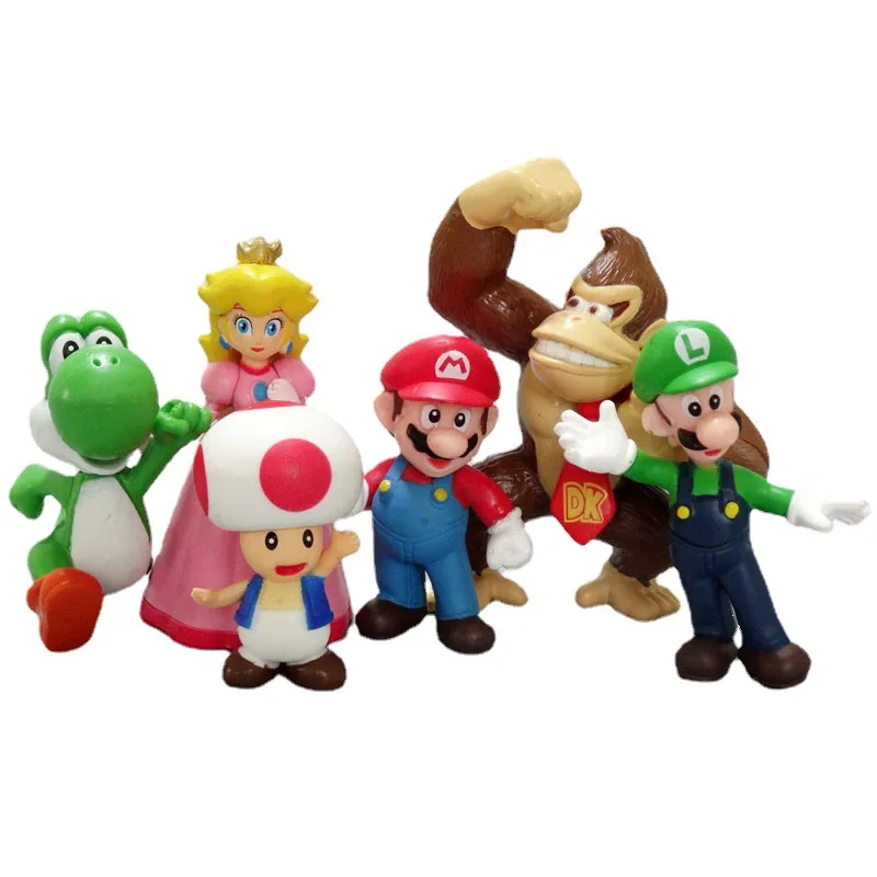 6 Mario SuperMario Dinosaur Doll Handmade Models Cake Decorations thumbnail 6