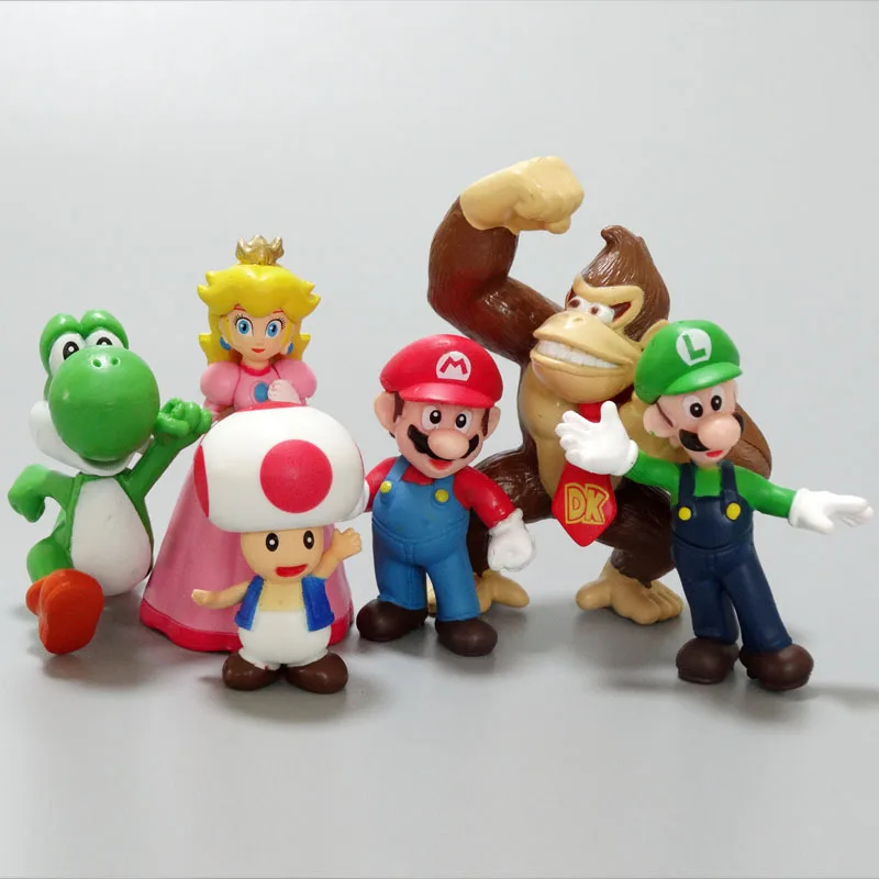 6 Mario SuperMario Dinosaur Doll Handmade Models Cake Decorations thumbnail 5