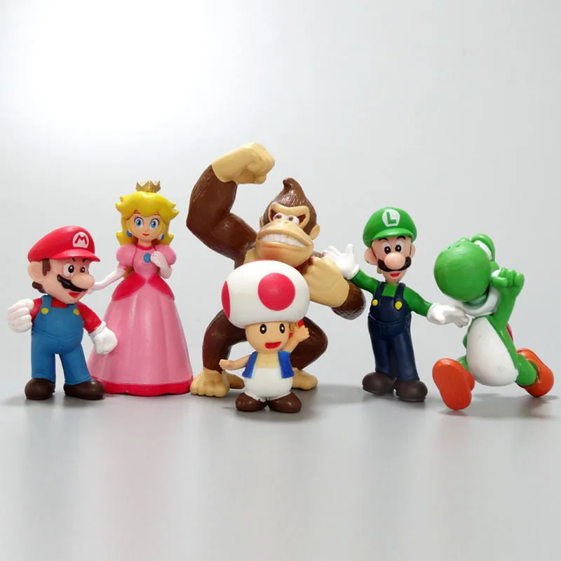 6 Mario SuperMario Dinosaur Doll Handmade Models Cake Decorations thumbnail 2
