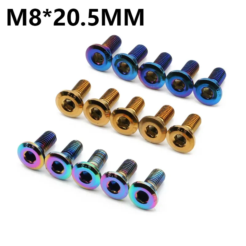 Disc Brake Screw Refit Bolt motorcycle disc rotor bolt locomotive Riding brake screw M8*20.5MM