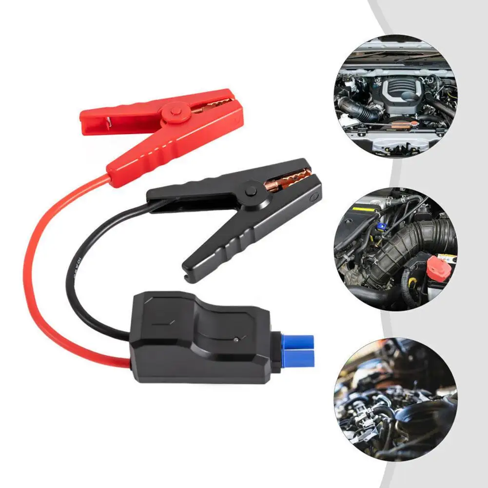 12V EC5 Plug Intelligent Jumper Cable Clip 650A Booster Clamp Anti Reverse Connection Emergency Car Battery Starter