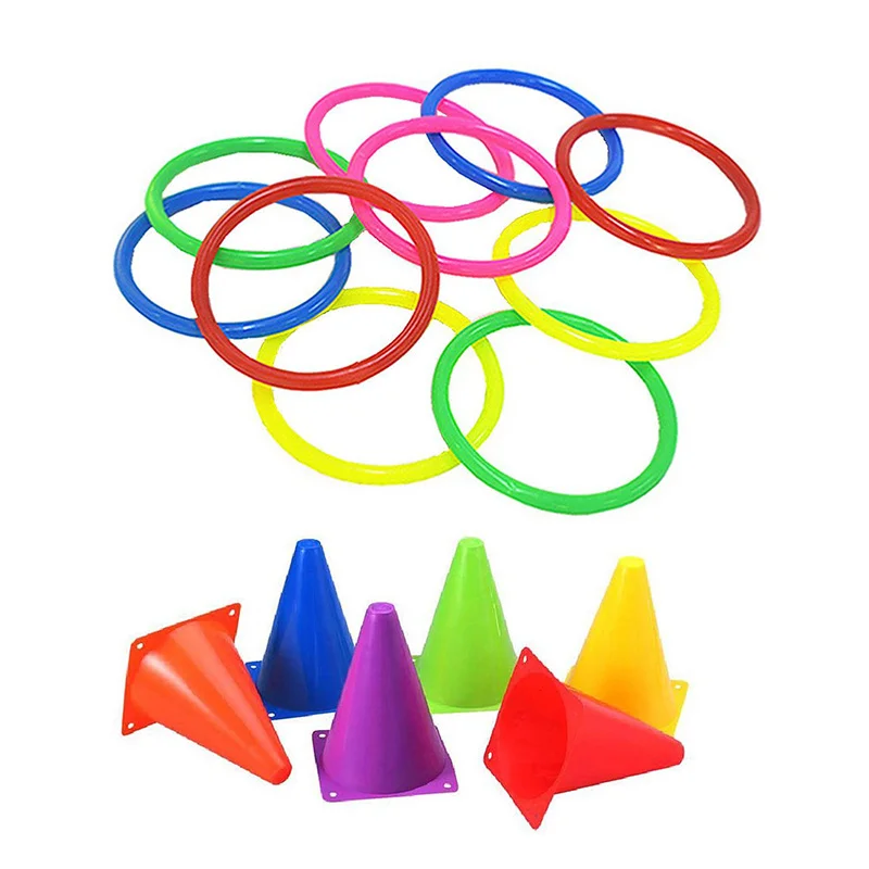 Children's Sports Toy Ring Throwing Game Outdoor Throwing of Plastic Rings Parent-Child Interactive Competition Sensory Training thumbnail 6