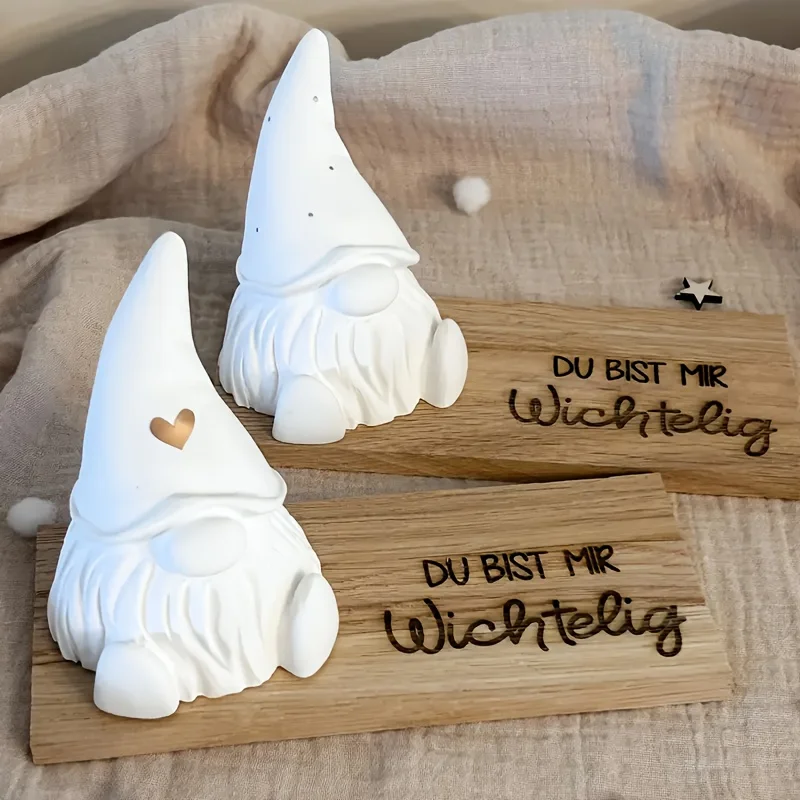 Father Christmas Silicone Candle Mould DIY Christmas Dwarf Plaster Resin Mould Clay Mould Epoxy Resin Mould Homemade Resin thumbnail 4