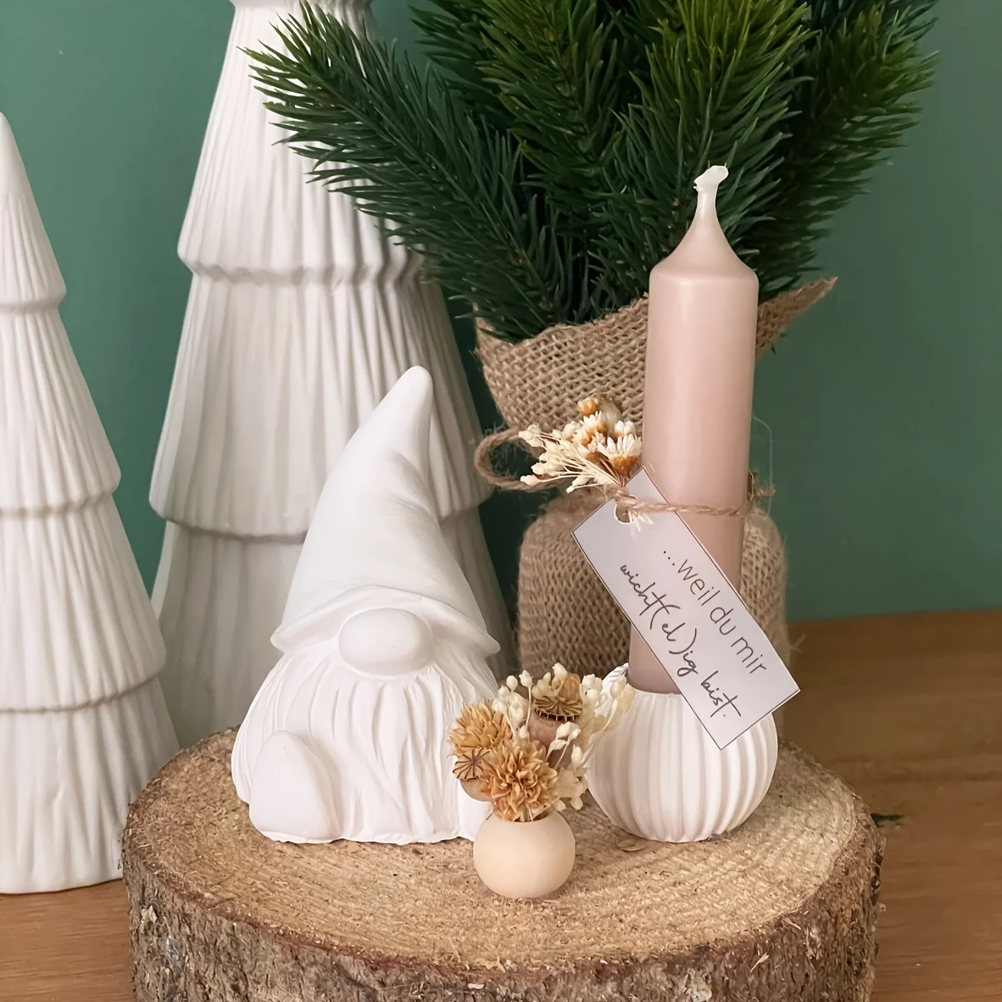 Father Christmas Silicone Candle Mould DIY Christmas Dwarf Plaster Resin Mould Clay Mould Epoxy Resin Mould Homemade Resin thumbnail 2
