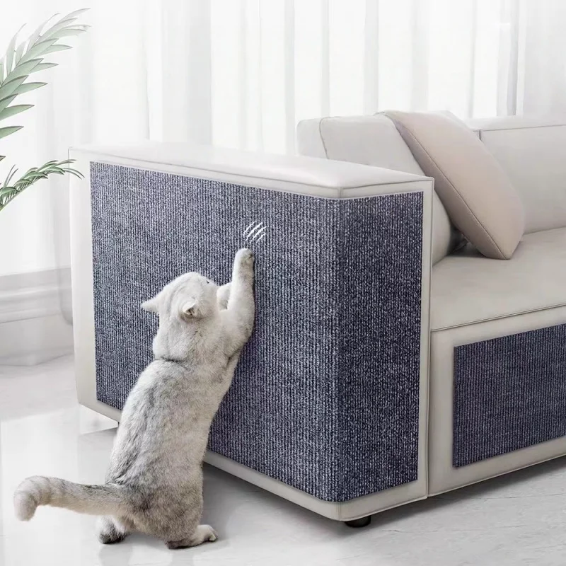 8 Sizes Couch Cat Scratch Guards Mat Cat Tree Scratching Scraper Claw Post Paw Sofa Protector Cats Scratcher Pet Home Furniture thumbnail 2